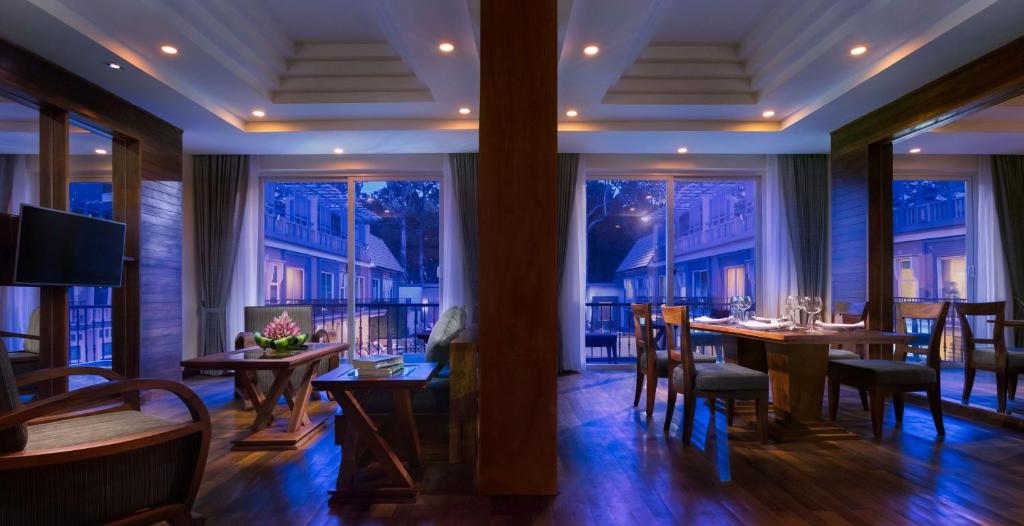 Restaurace v ubytování J7 Angkor Hotel