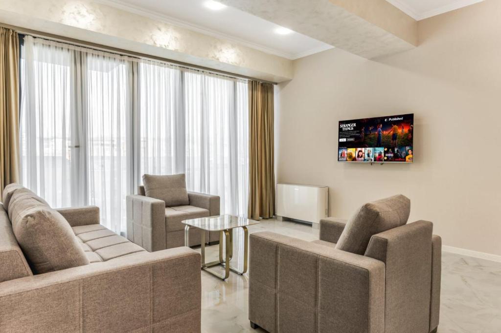فضای داخلی Brand New Apartments! Great Views! Centrally Located in Arev Building! در ایروان - تصویر ۳