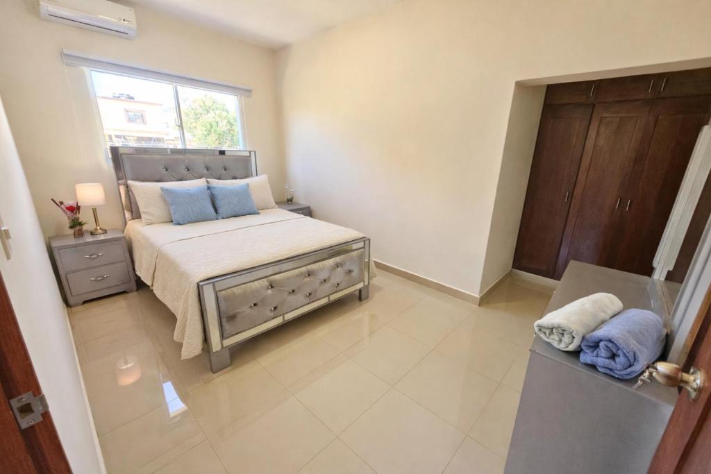 เตียงในห้องที่ Oasis de Paz 2 2