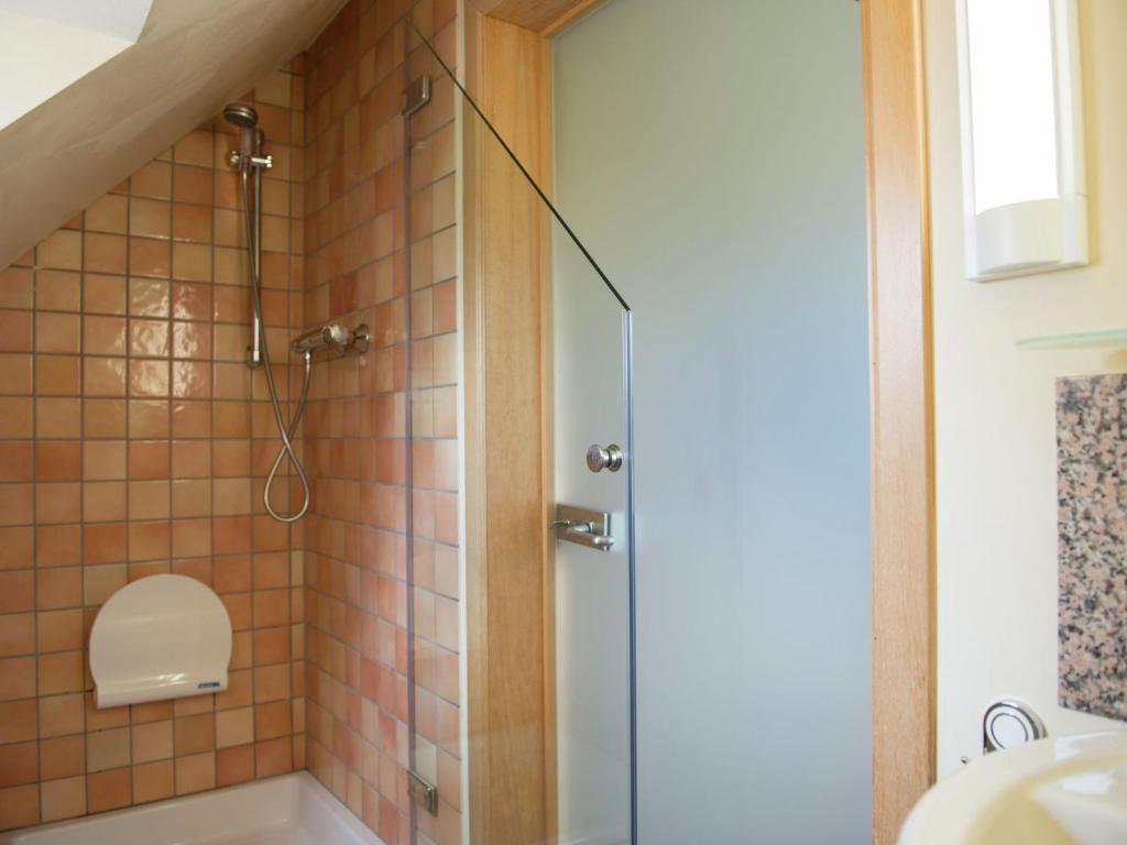 Um banheiro em Spacious and well cared for house with a panoramic