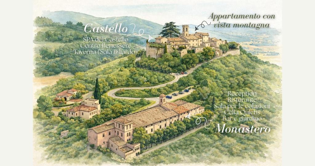 Relais Borgo Campello - Apartment With Mountain View (medieval Castle)