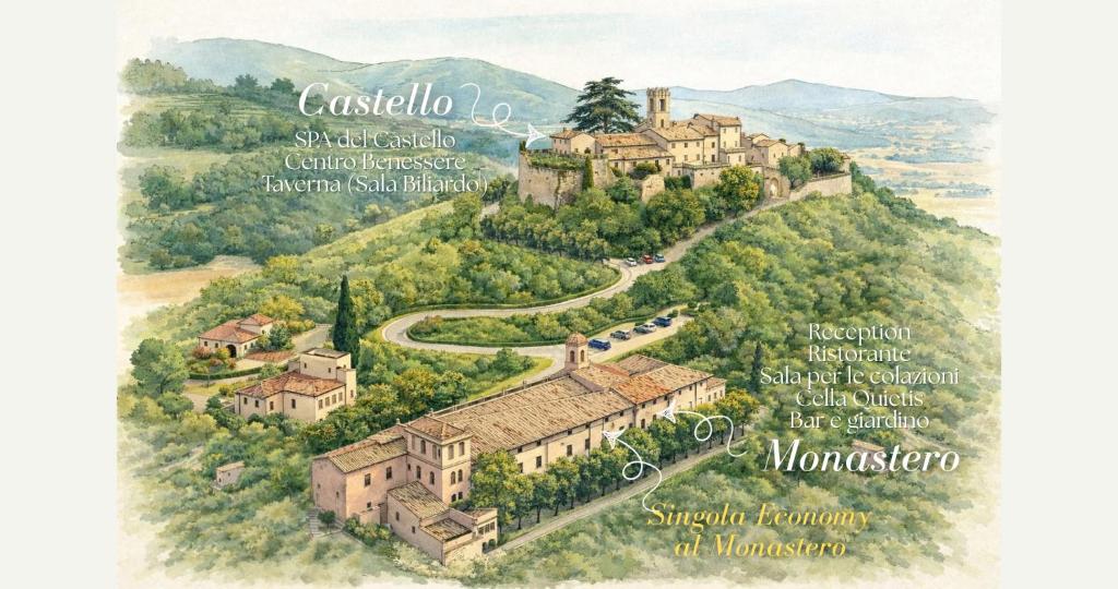 Relais Borgo Campello - Single Room Economy (medieval Monastery)