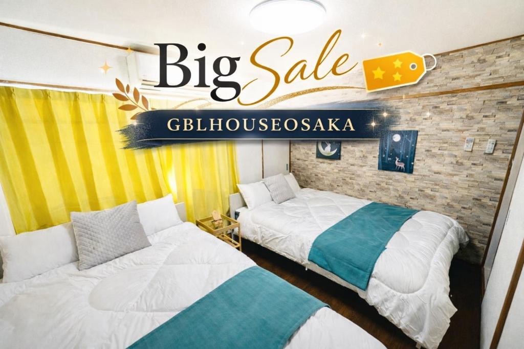 505 GBL House 黒門市場30秒 難波,道頓堀,心斎橋7分,南海難波6分