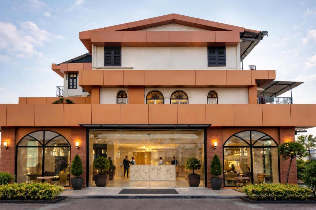 a store front of a building at Cochrane Place By Teesta Hotels in Kurseong