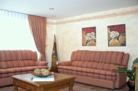 Posezení v ubytování Hostal la Cepa
