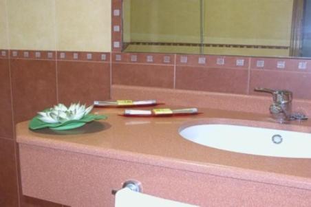 Koupelna v ubytování Hostal la Cepa
