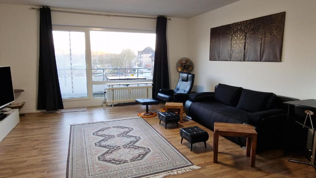 Posezení v ubytování FORUZ - Apartment mit Balkon und Tiefgarage