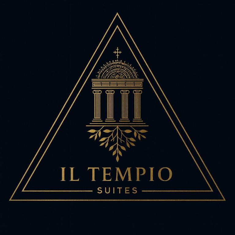 a logo for the l tempurio suites at Il Tempio Luxury Rooms in Cosenza