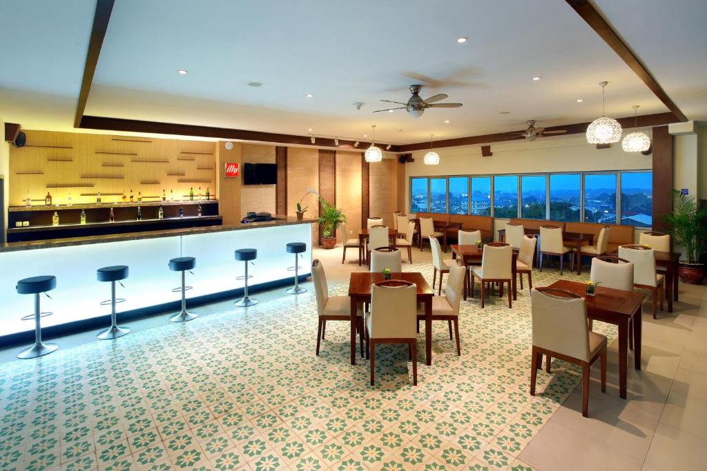 Restaurace v ubytování Aston Solo Hotel