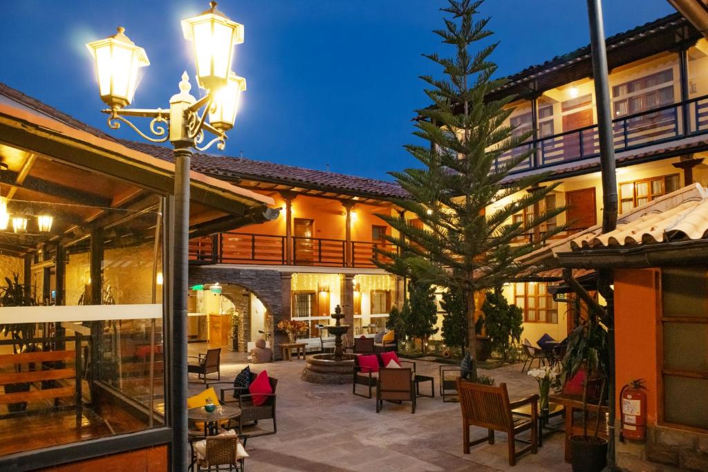 Bygningen som hotellet ligger i