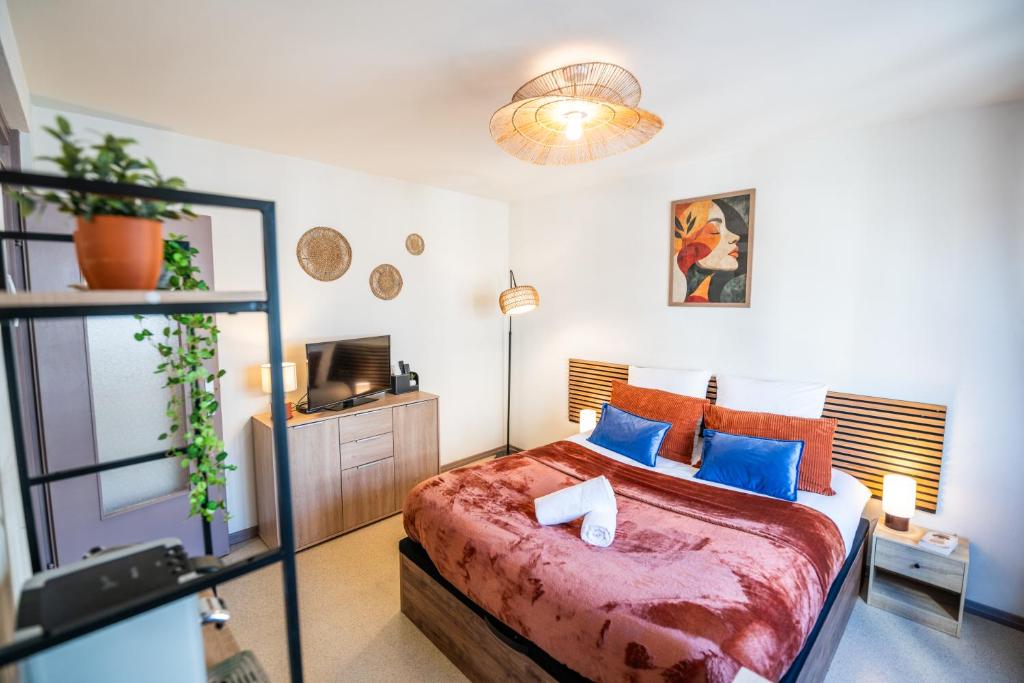 Studio balcon, proche gare, aéroport et frontière – photo 16