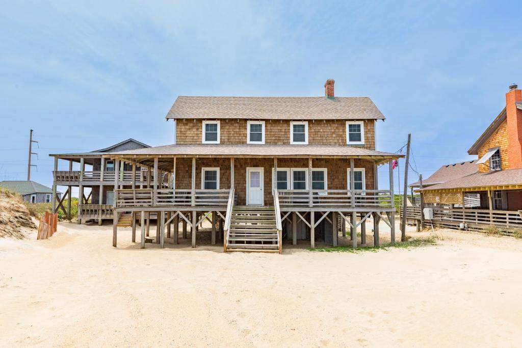 a large house on the beach with at 5441 - Rascoe in Nags Head