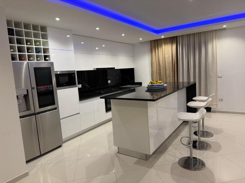 Dapur atau dapur kecil di Penthouse Ocean View