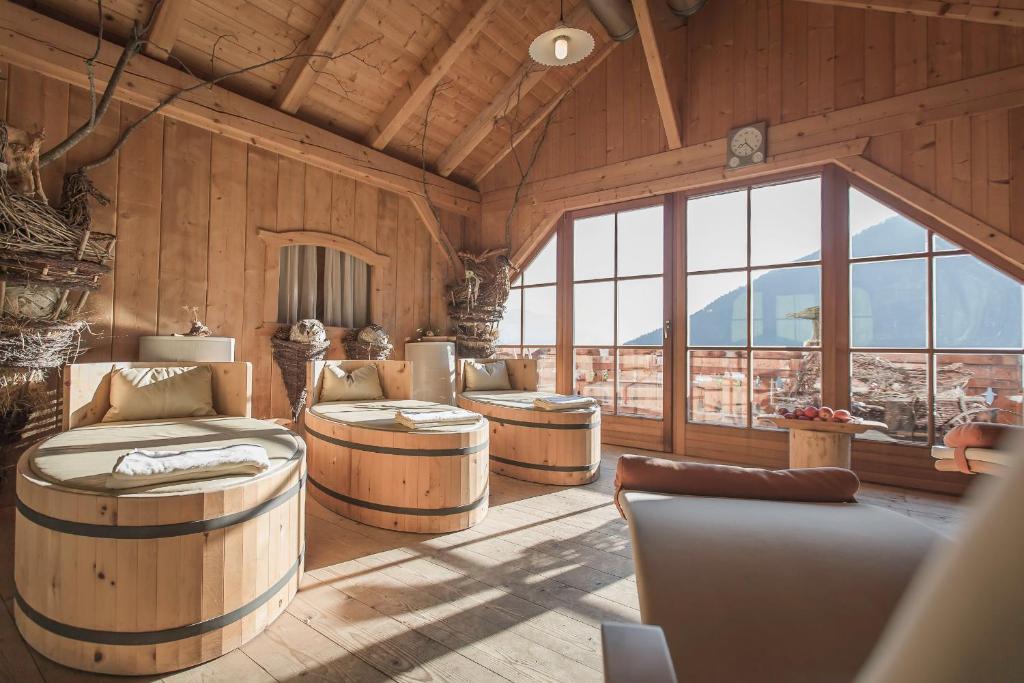 Posezení v ubytování Almhotel Lenz