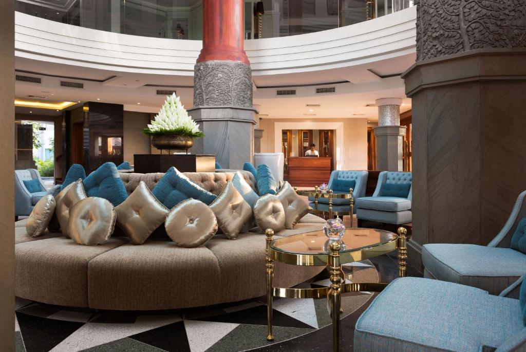 Posezení v ubytování J7 Angkor Hotel