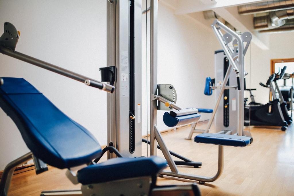 Fitness centrum a/nebo fitness zařízení v ubytování Ostseehotel Dierhagen