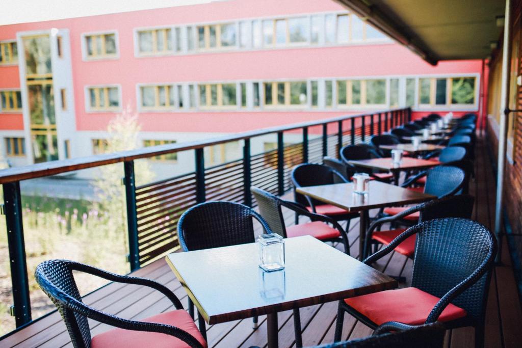 Balkón nebo terasa v ubytování Ostseehotel Dierhagen