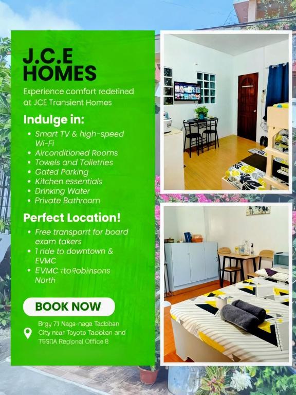 a flyer for a furniture store with a green sign at JCE Comfort & Simplicity in Tacloban