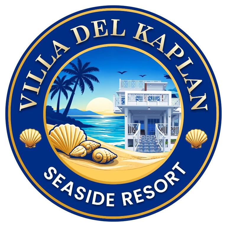 a logo for the hawaiian del mar seawolf rescue resort at Villa Del Kaplan in Santa Fe