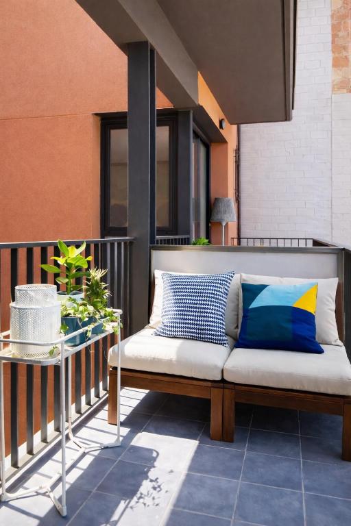 Barcelona Mediterranean Apartments - Appartement Met 2 Slaapkamers En Balkon