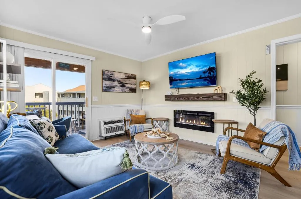 2BR 2BA A Place At The Beach I Modern 1st Row Ocean View Myrtle Beach Condo