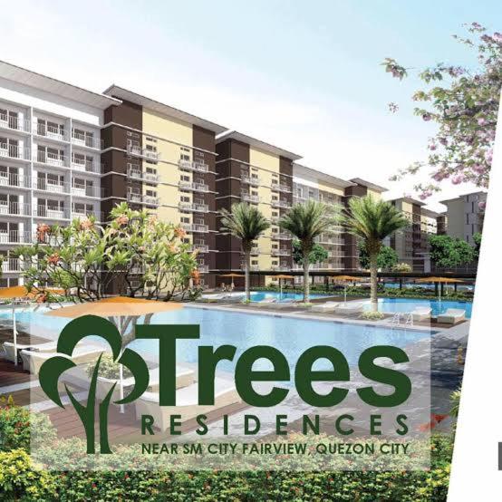 a sign that reads trees reserves near any city apartment city at TIRPT Staycation in Manila