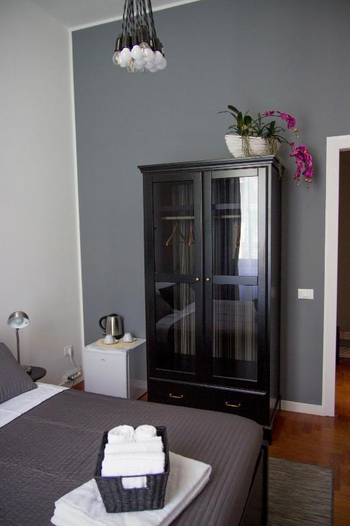 Łóżko lub łóżka w pokoju w obiekcie B&B Gallidoro