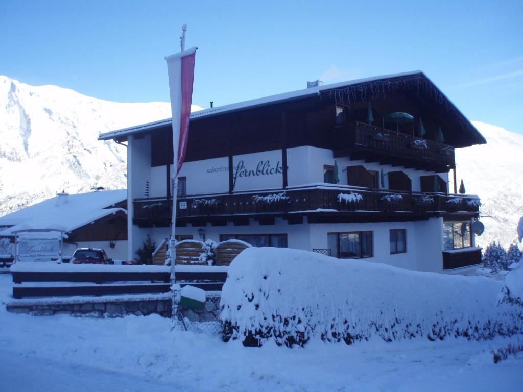 Gästehaus Fernblick v zimě