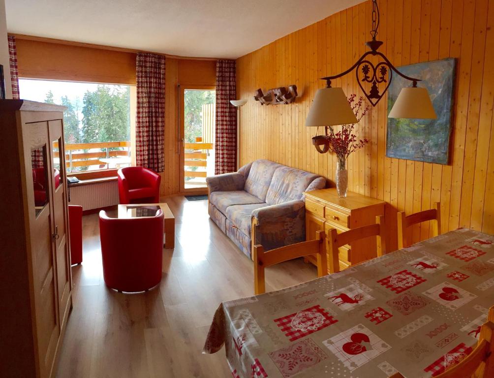 Posezení v ubytování Eden Resort Anzère