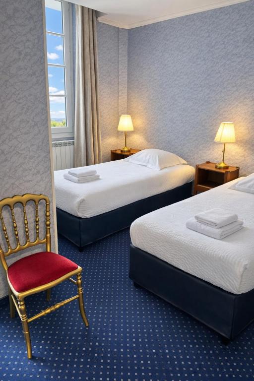 Logis Le Relais Imperial - Chambre Lits Jumeaux