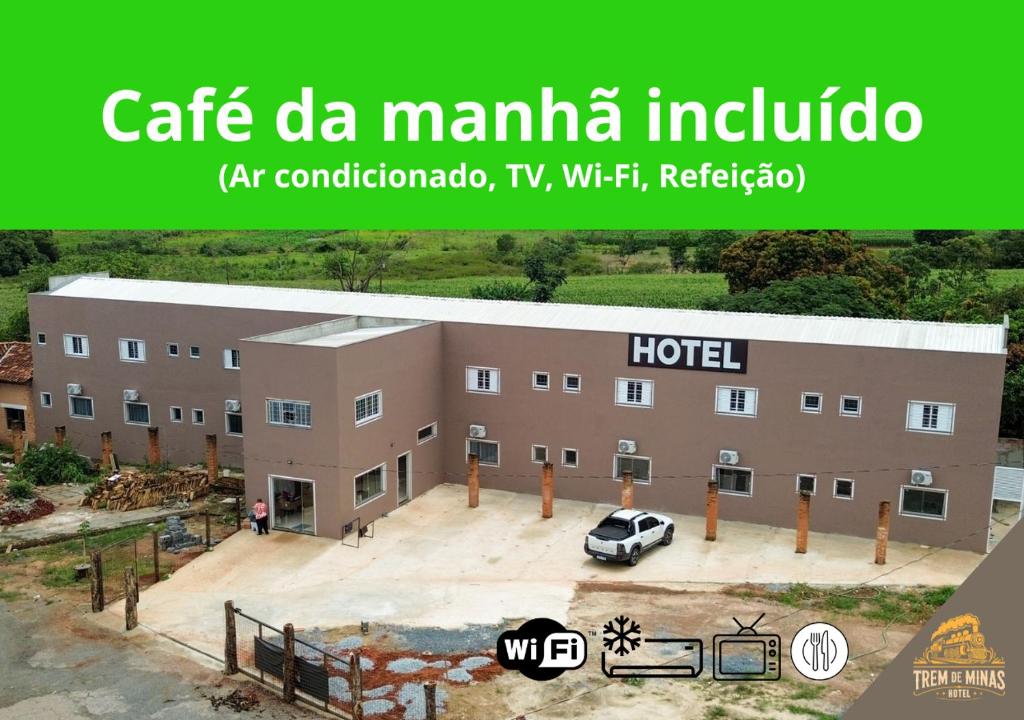 Sertifikatas, apdovanojimas, ženklas ar kitas apgyvendinimo įstaigoje Hotel Trem de Minas 040 matomas dokumentas