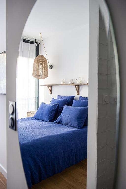 Postel nebo postele na pokoji v ubytování Maison Volver