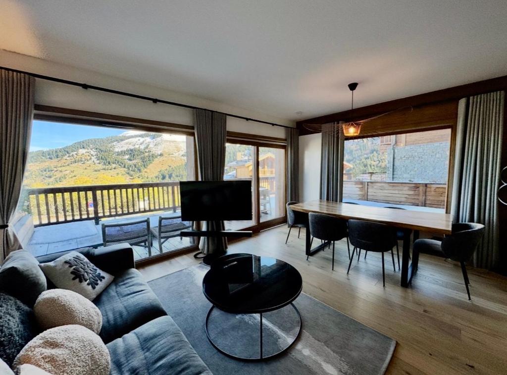 Séjour été - Appartement 4 pièces 6 personnes avec terrasse 50 m2 pour un séjour en famille avec vue exceptionnelle sur Meribel
