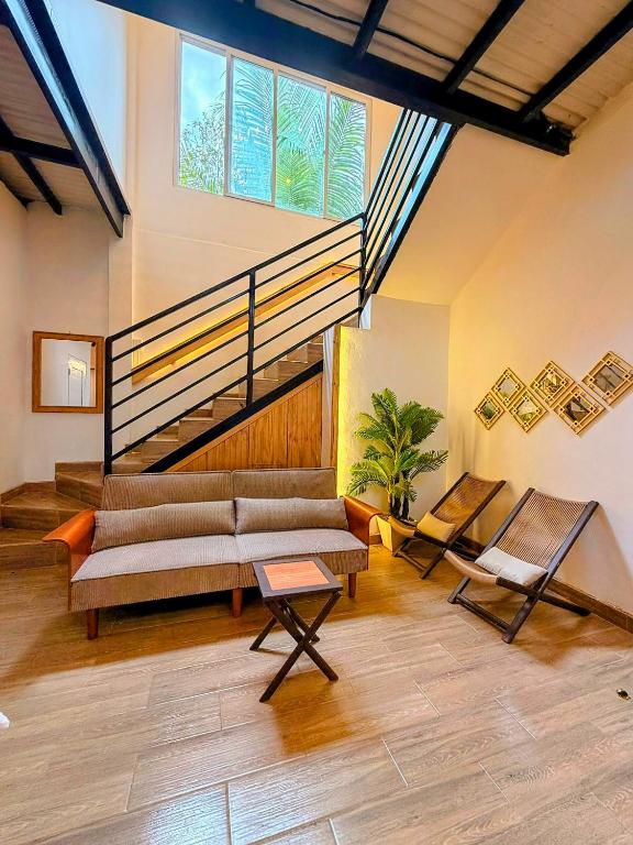 Zona d'estar a Casa Belle