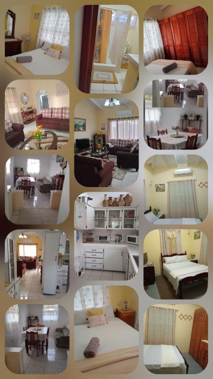 a collage of different pictures of a room at Mars Place in Saint Georgeʼs