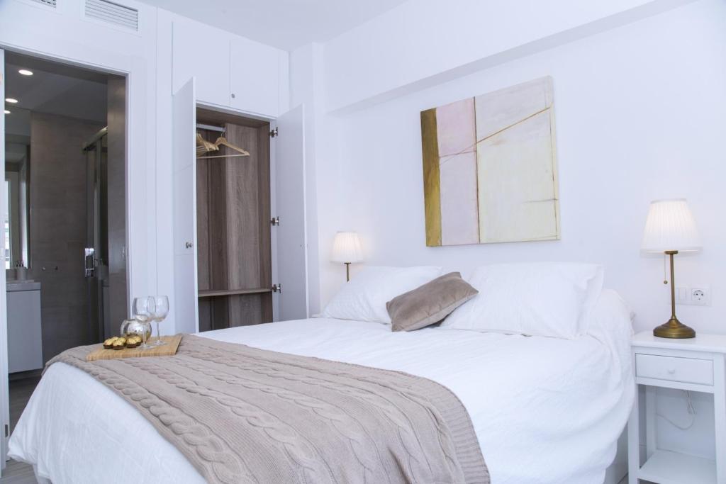 Posteľ alebo postele v izbe v ubytovaní Casa Picasso 6