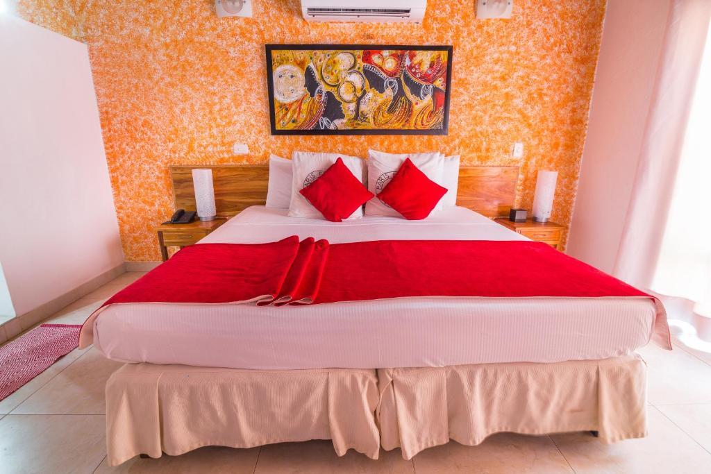 Postel nebo postele na pokoji v ubytování Hotel 3 Banderas