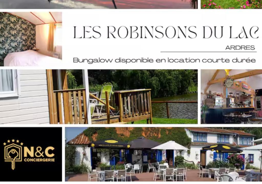 MOBILE HOME 3 au bord du lac d'Ardres, pêche gratuite sans permis