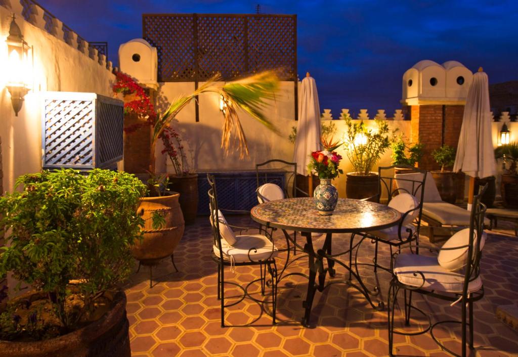 Patio nebo venkovní prostory v ubytování Riad Lakhdar