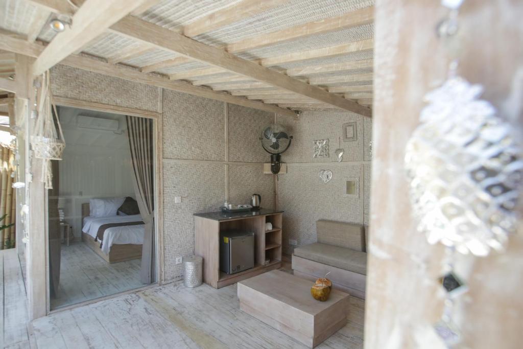 Posezení v ubytování Villas Edenia - Luxe Villas with Private Pools