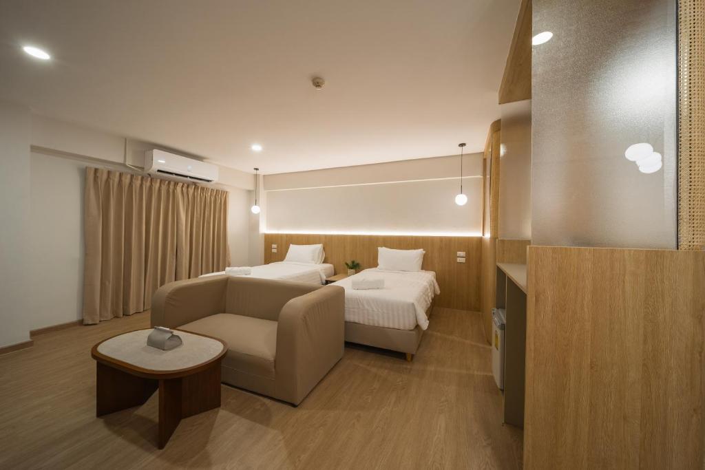 Mintara Hotel - โรงแรมมินธารา มีนบุรี - Superior Tweepersoonskamer Met 2 Aparte Bedden