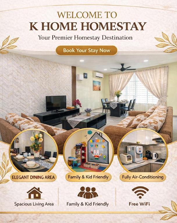 K Home - Cozy 3-Storey Landed 5R4B-16 Pax- 5mins City Centre & IMAGOMALL,  Kota Kinabalu (updated prices 2026)