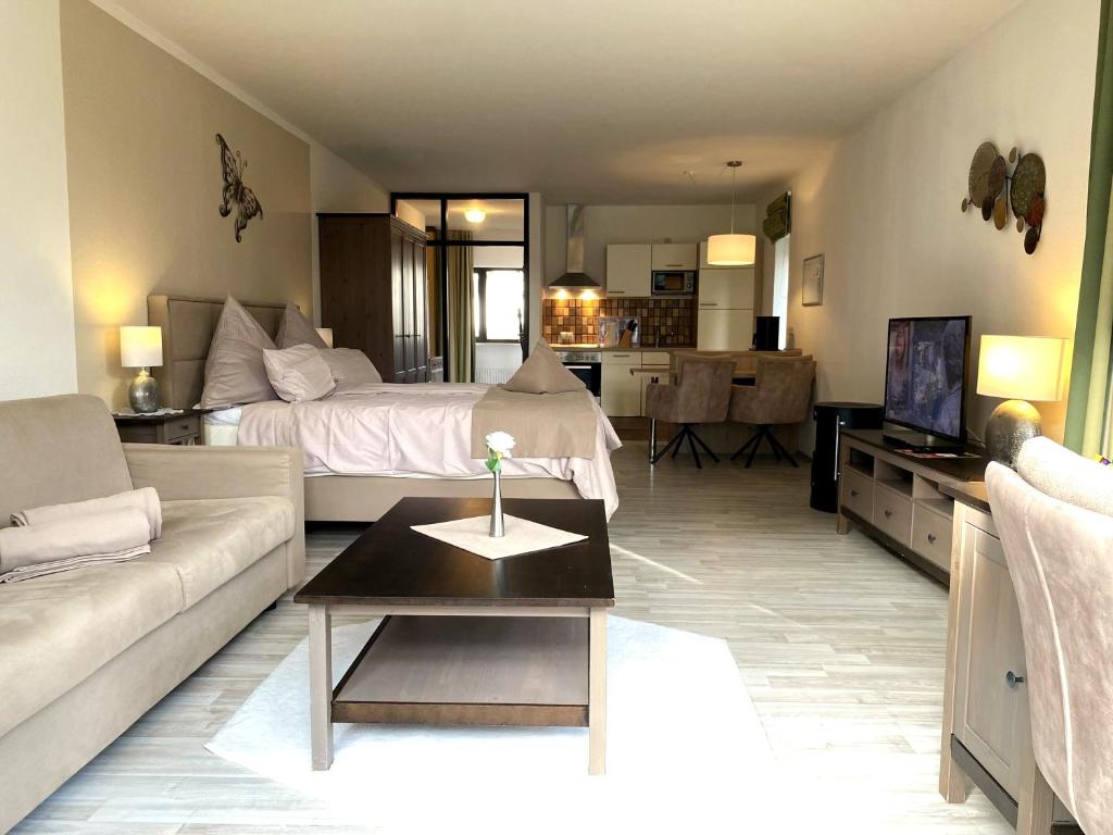 Haus Roseneck mit gratis Zugang zur Jod-Sole-Therme - Deluxe King Studio