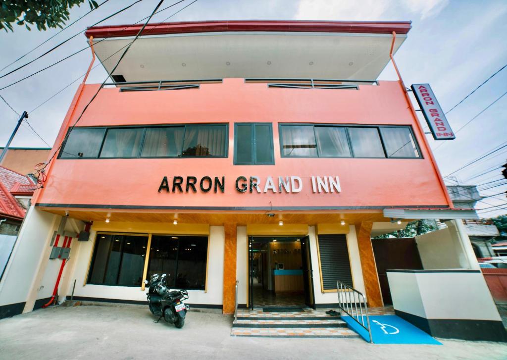 a front view of a amazon grand inn at Arron Grand Inn in Zamboanga
