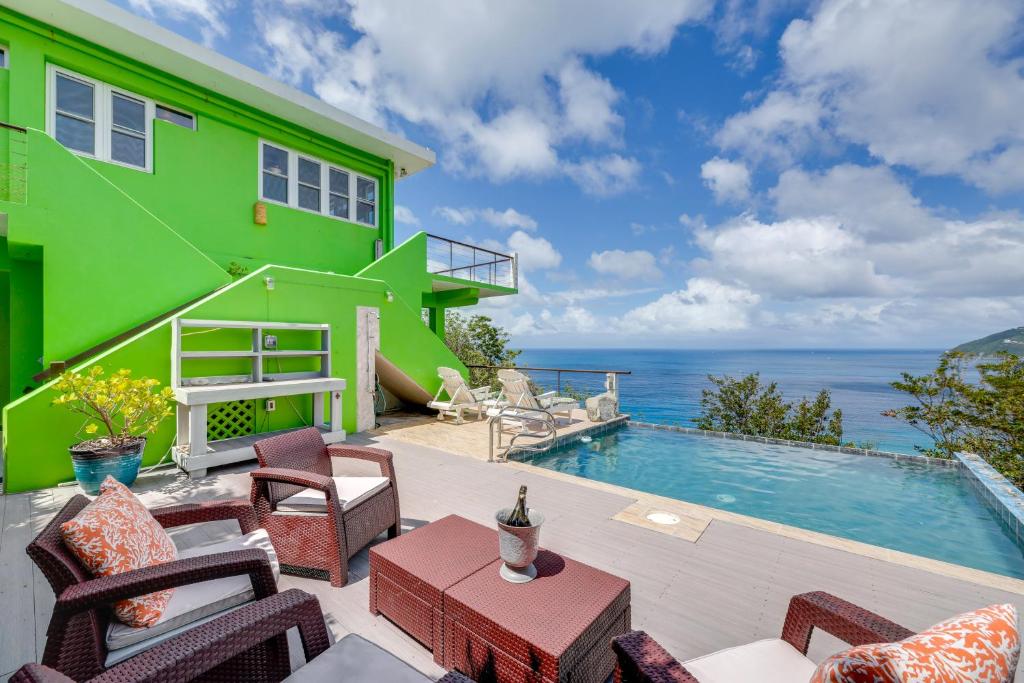 Tortola Adventure Villa Private Ocean-View Pool