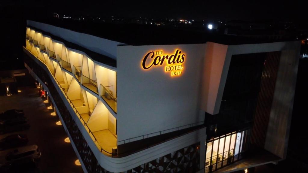 a view of a celtics stadium at night at The Cordis Hotel, Ikeja in Ikeja