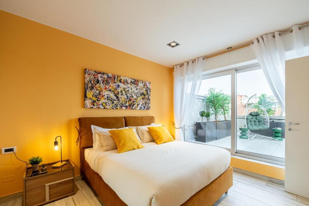 Skyline Penthouse - Terrazzo Panoramico & Metro 5min