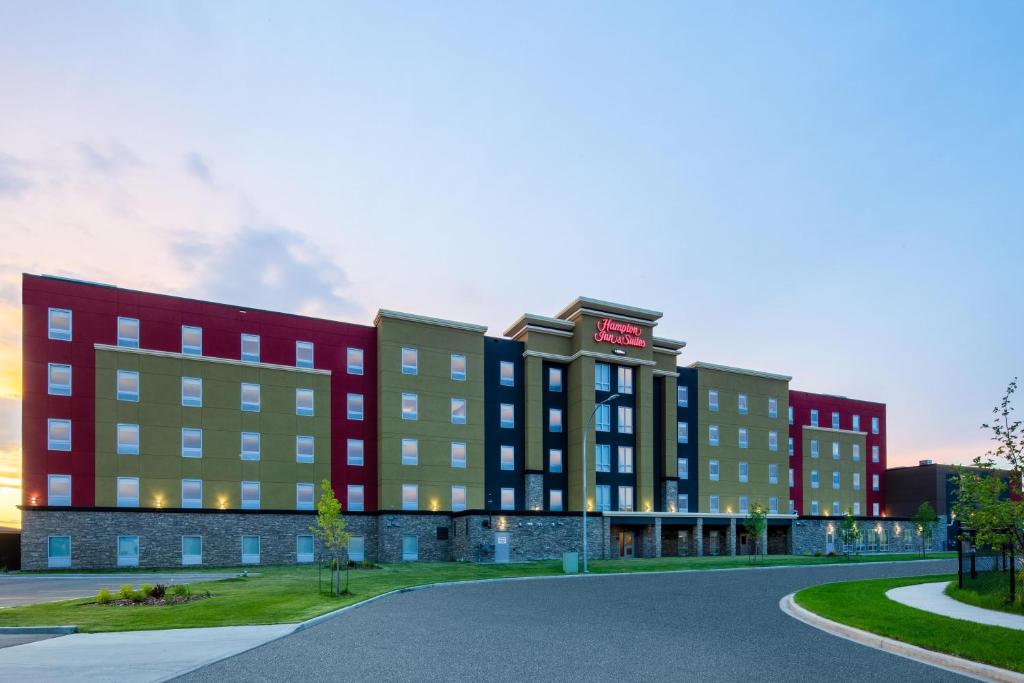 a rendering of a hotel at Hampton Inn & Suites Edmonton St. Albert, Ab in Edmonton