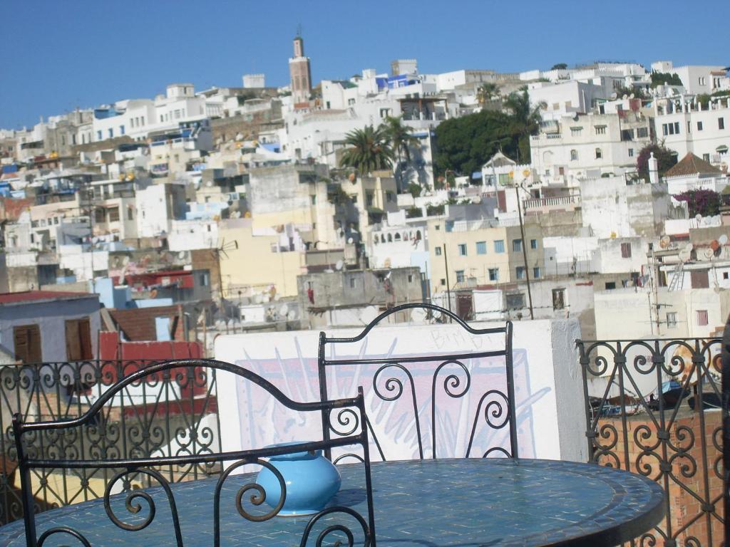 Γενική άποψη της πόλης Ταγγέρη ή θέα της πόλης από  αυτό το hostel
