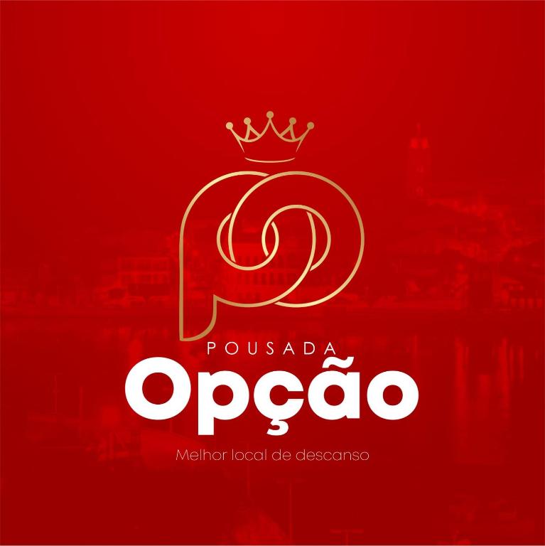 a logo for a pueblo with a crown on top at Pousada Opção I in Triunfo